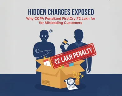 Hidden Charges Exposed: Why CCPA Penalized FirstCry ₹2 Lakh for Misleading Customers