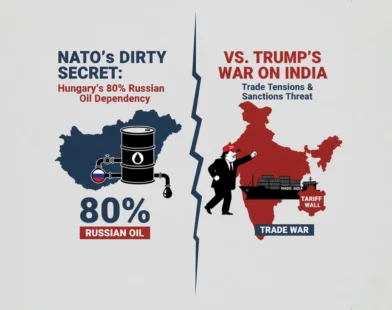 NATO’s Dirty Secret: Hungary’s 80% Russian Oil Dependency vs. Trump’s War on India