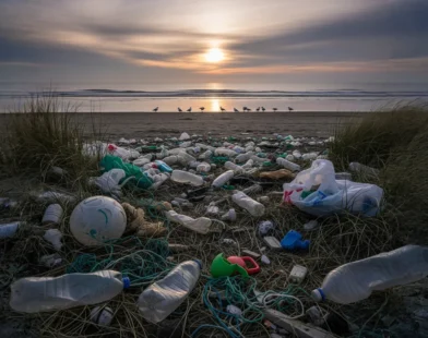 Ocean bound plastic