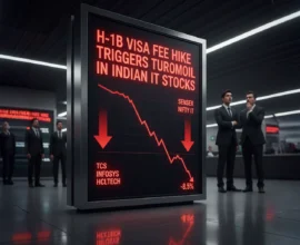 H-1B Visa Fee Hike Triggers Turmoil in Indian IT Stocks: Market Faces Severe Shock