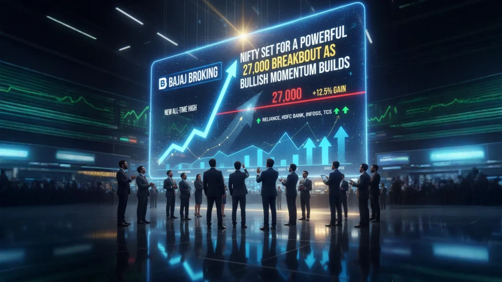 Bajaj Broking: Nifty Set for a Powerful 27,000 Breakout as Bullish Momentum Builds