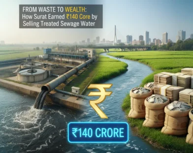 From Waste to Wealth: How Surat Earned ₹140 Crore by Selling Treated Sewage Water