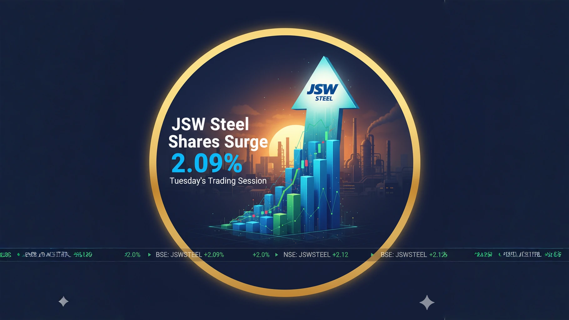 JSW Steel Shares Surge 2.09% in Tuesday’s Trading Session