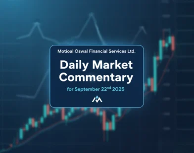 Daily Market Commentary for September 22nd 2025 | Motilal Oswal Financial Services Ltd 