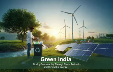 Green India: Driving Sustainability Through Plastic Reduction and Renewable Energy