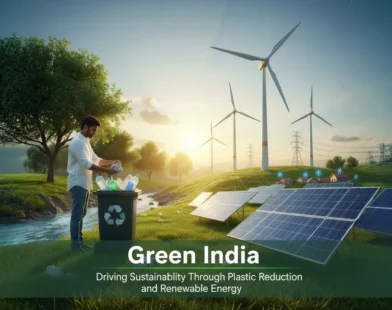 Green India: Driving Sustainability Through Plastic Reduction and Renewable Energy