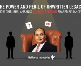 The Power and Peril of Unwritten Legacy: How Dhirubhai Ambani’s No-Will Decision Shaped Reliance