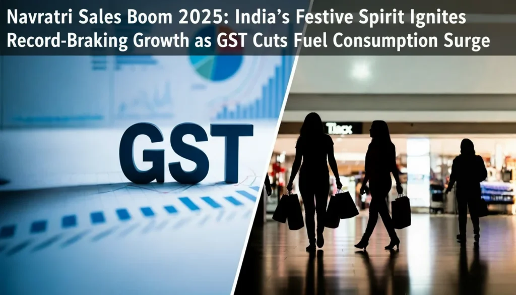 Navratri Sales Boom 2025: India’s Festive Spirit Ignites Record-Breaking Growth as GST Cuts Fuel Consumption Surge