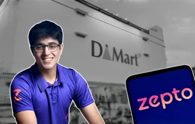 Zepto and DMart