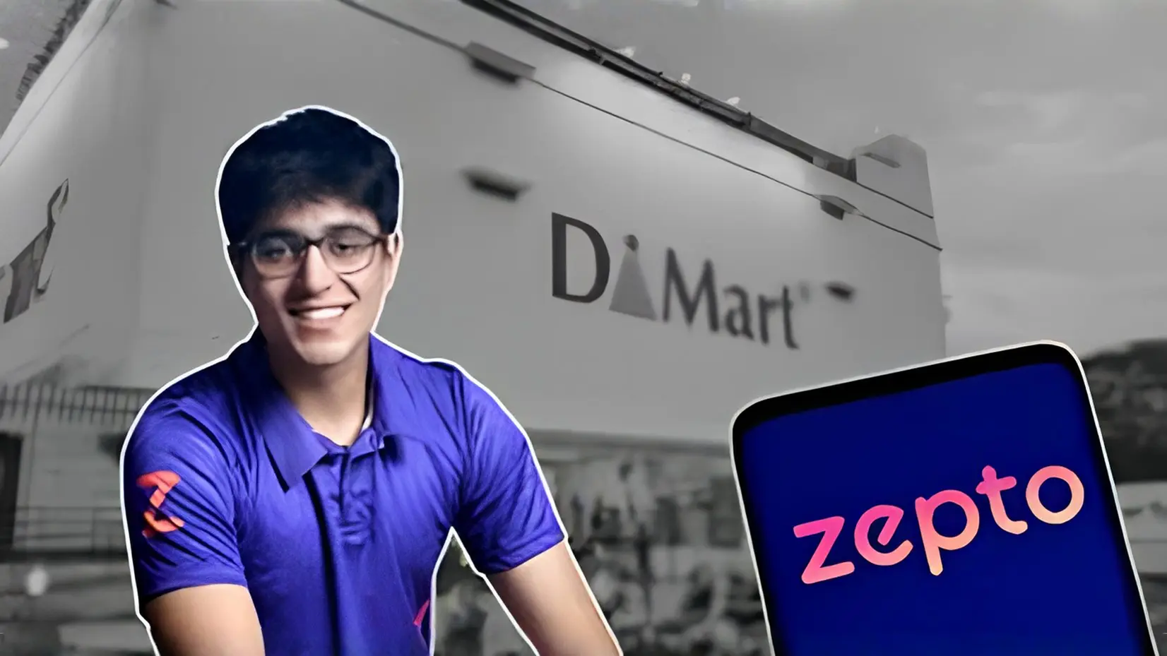 Zepto and DMart