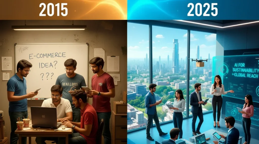 2015 vs 2025: A Decade That Transformed the Indian Startup Mindset