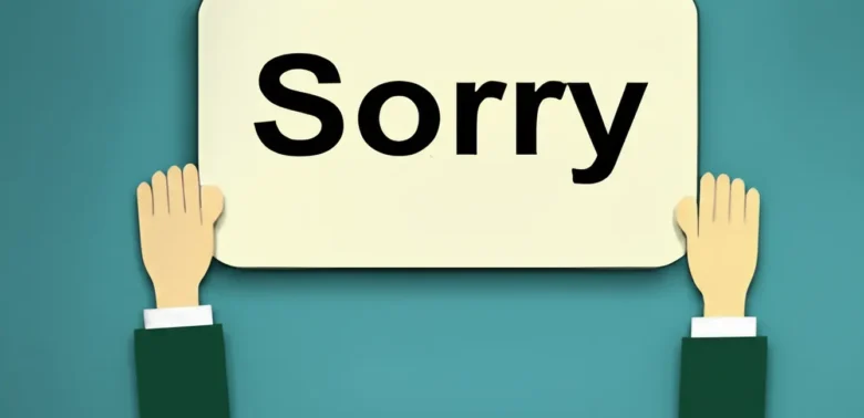 apologising trend