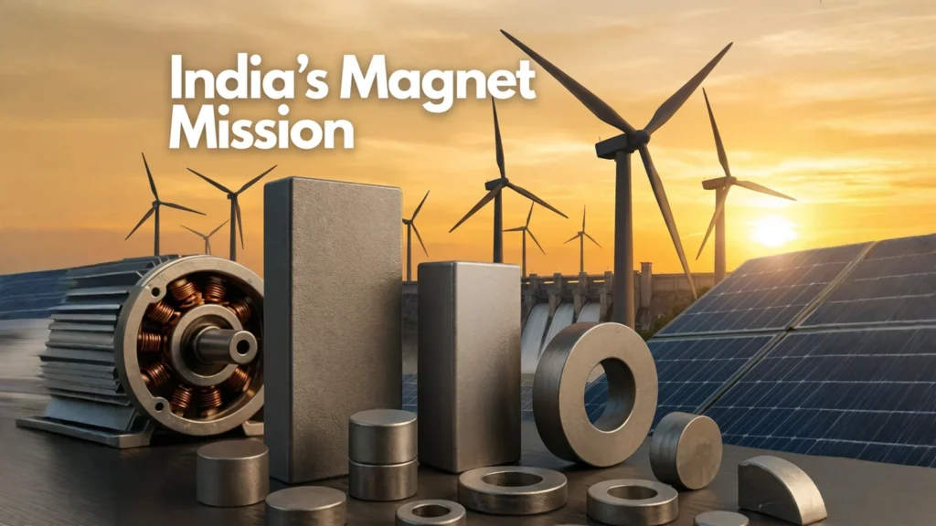 India’s ₹7,280 Crore Magnet Mission: A New Era for EVs, Defence and High-Tech Manufacturing
