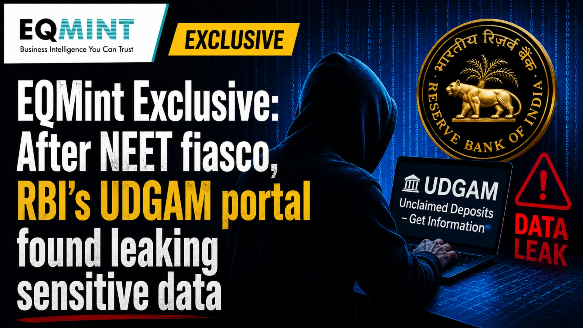 RBI UDGAM portal