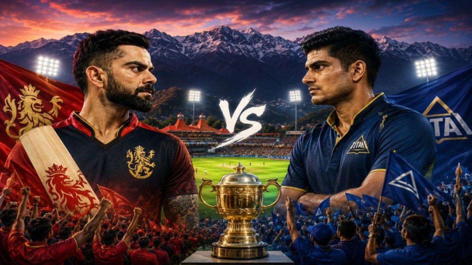 RCB vs GT In Dharamshala
