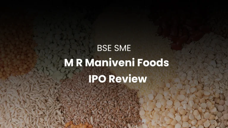 M R Maniveni Foods IPO