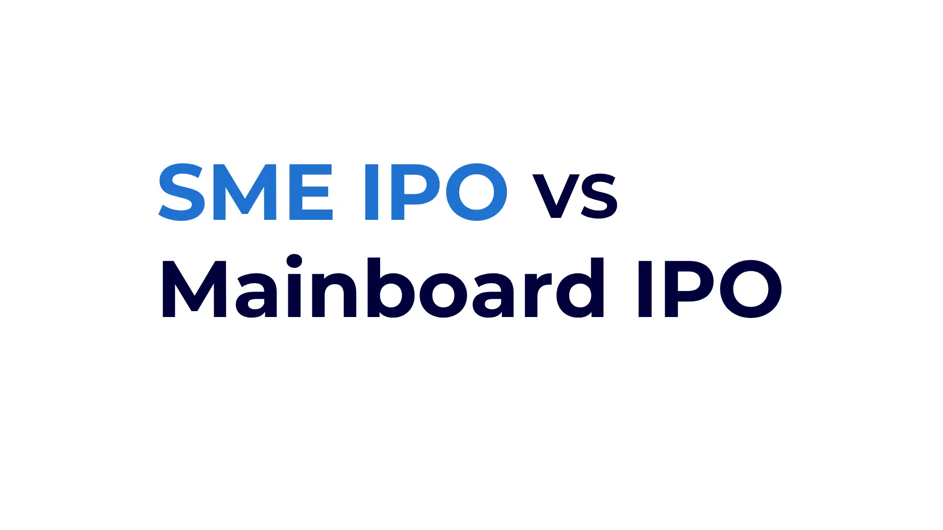 SME IPO