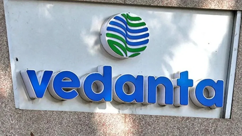 Vedanta share price falls