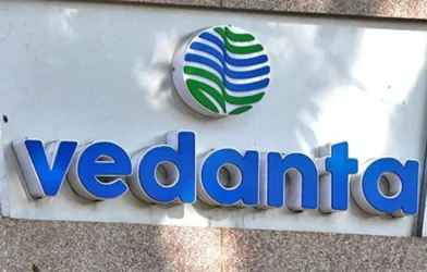 Vedanta share price falls