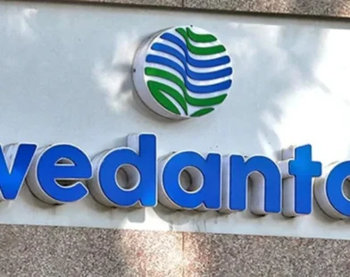 Vedanta share price falls