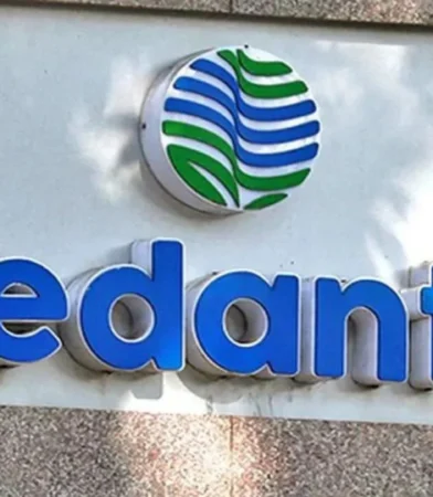 Vedanta share price falls