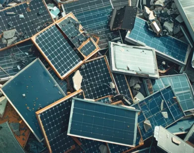 Solar panel waste in India