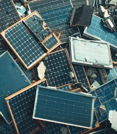 Solar panel waste in India