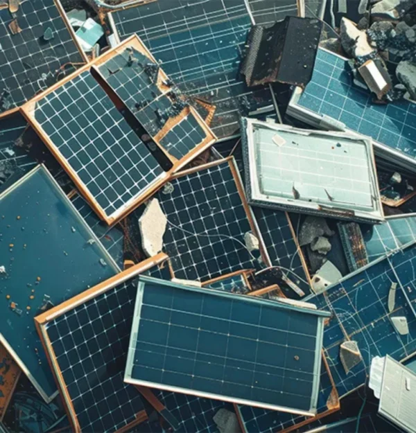 Solar panel waste in India