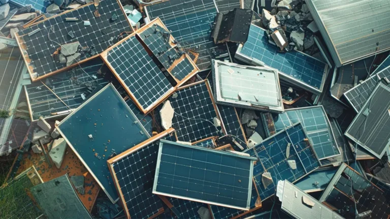 Solar panel waste in India