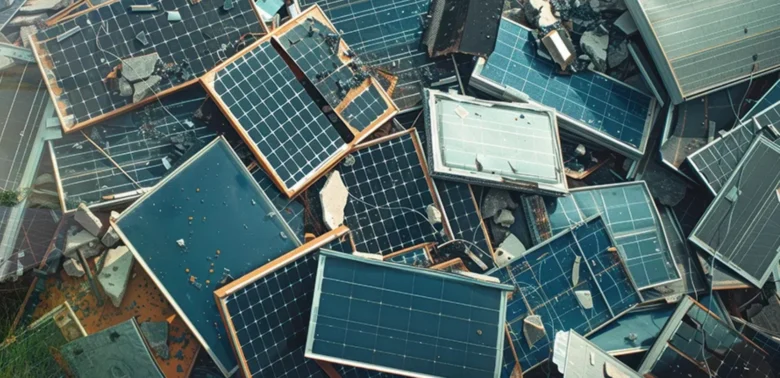 Solar panel waste in India
