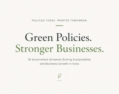 5 Sustainable Schemes by Government to enhance businesses