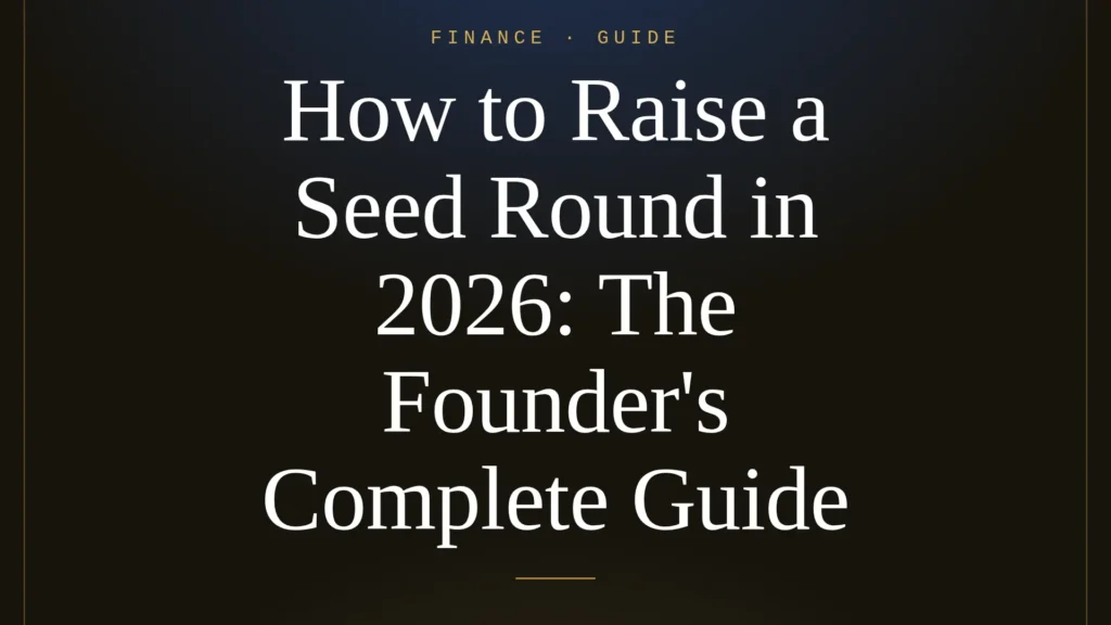 raise seed funding in India